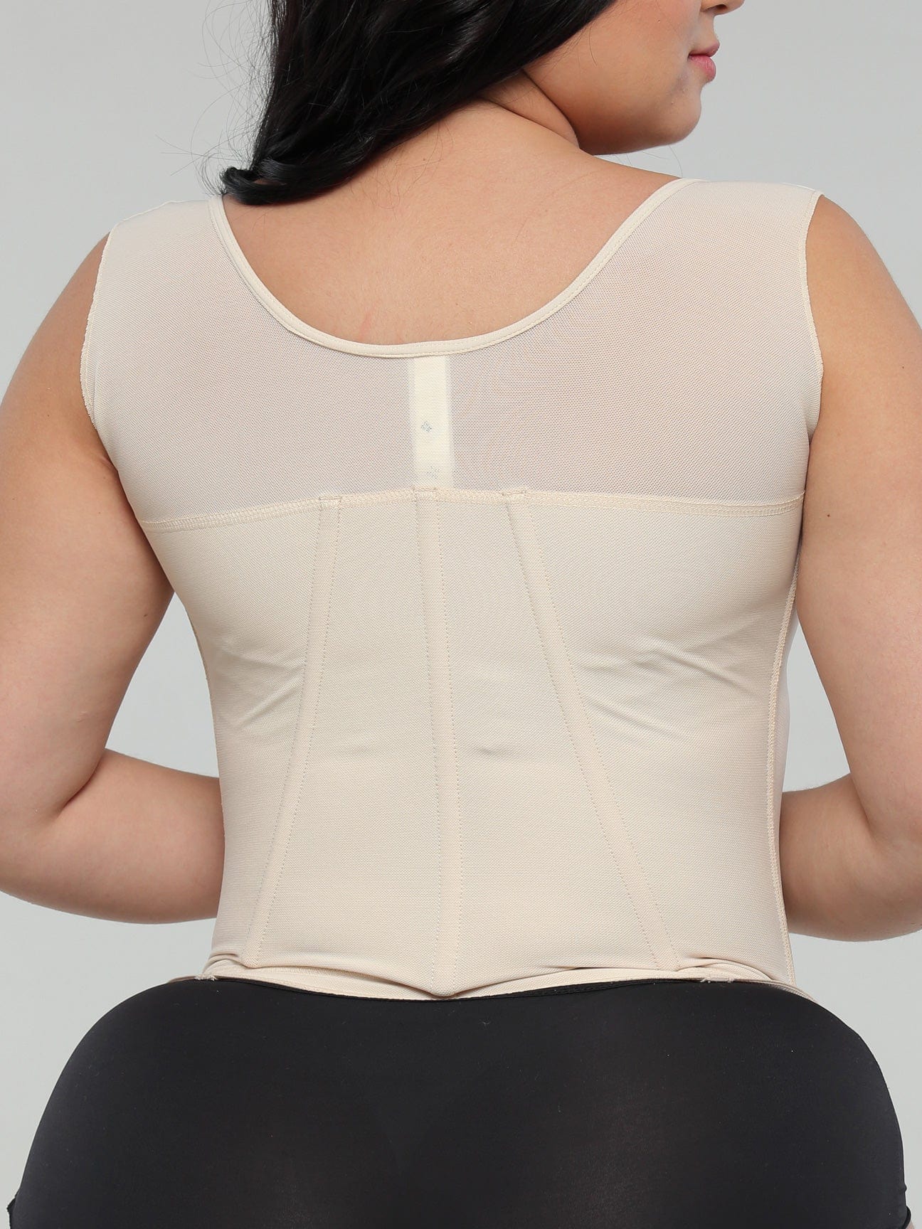 LadySlim by NuvoFit Fajas Colombiana Full Latex Chaleco Vest Waist Cincher  Trainer Trimmer Girdle Workout Corset Body Shaper, Beige, S : :  Fashion