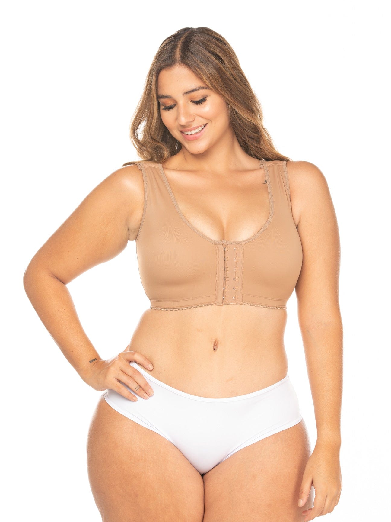 Fajas DPrada 11027 Post Surgical Bra - Brasier Postquirurgico - Cocoa-Optic  - 40 : : Clothing, Shoes & Accessories